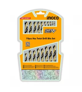 INGCO AKDB9190 ΣΕΤ 19 τεμ. ΤΡΥΠΑΝΙΑ ΜΕΤΑΛΛΟΥ HSS INGCO AKDB9190 ΣΕΤ 19 τεμ. ΤΡΥΠΑΝΙΑ ΜΕΤΑΛΛΟΥ HSS