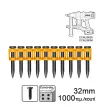INGCO ANA02321 Καρφιά (Μπετού) Καρφωτικού CCNLI9005 CCNLI9008E 32mm 1000 τμχ