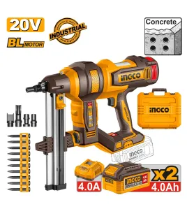 INGCO CCNLI9008E Καρφωτικό Μπετού Μπαταρίας 20V Li-Ion 105J