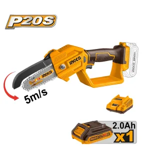 INGCO CGSLI20581 Μίνι Αλυσοπρίονο Μπαταρίας 20V Li-Ion