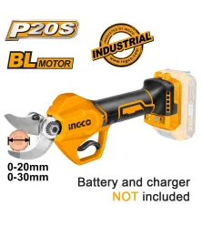 INGCO CSSLI20308 Ψαλίδι Κλαδέματος Μπαταρίας 20V Li-Ion SOLO