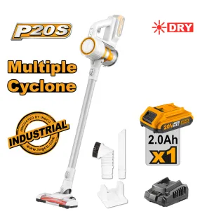 INGCO CVLI2006 Σκούπα Stick Cyclone Μπαταρίας 20V Li-Ion