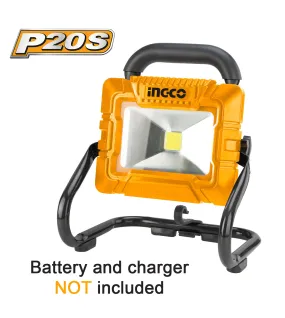 INGCO CWLI2025 Προβολέας Μπαταρίας 20V Li-Ion SOLO 900-1800 Lumen