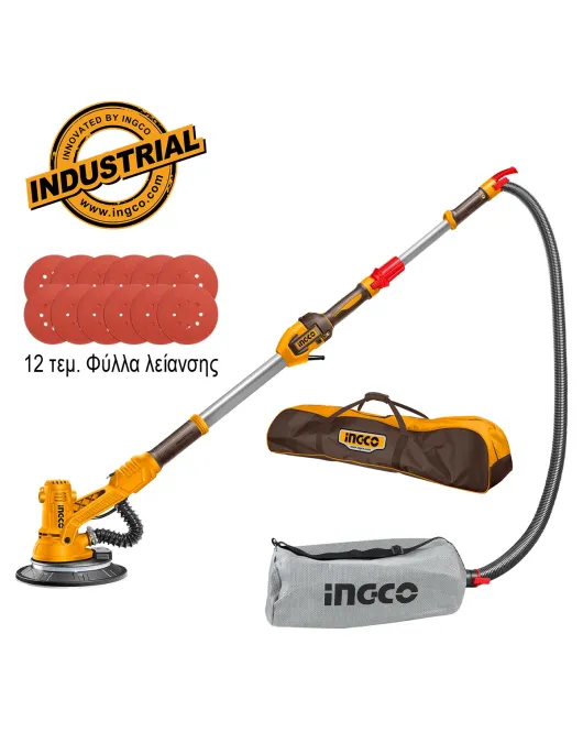 INGCO DWS105016 ΗΛΕΚΤΡΙΚΟ ΤΡΙΒΕΙΟ ΤΟΙΧΟΥ 1050W 225mm