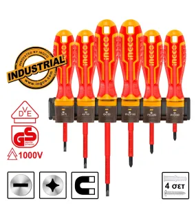 INGCO HKISD0608 ΣΕΤ 6 ΤΕΜ. ΚΑΤΣΑΒΙΔΙΑ ΗΛΕΚΤΡΟΛΟΓΟΥ VDE INGCO HKISD0608 ΣΕΤ 6 ΤΕΜ. ΚΑΤΣΑΒΙΔΙΑ ΗΛΕΚΤΡΟΛΟΓΟΥ VDE