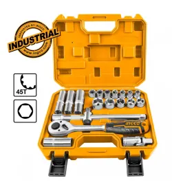 INGCO HKTS12201 ΣΕΤ 20 TEM. ΚΑΣΕΤΙΝΑ ΚΑΡΥΔΑΚΙΑ 1/2"