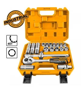 INGCO HKTS12201 ΣΕΤ 20 TEM. ΚΑΣΕΤΙΝΑ ΚΑΡΥΔΑΚΙΑ 1/2" INGCO HKTS12201 ΣΕΤ 20 TEM. ΚΑΣΕΤΙΝΑ ΚΑΡΥΔΑΚΙΑ 1/2"