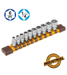 INGCO HKTS14103 Καρυδάκια 1/4" Σετ 10 τεμ.