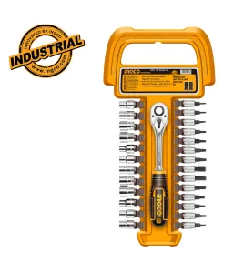 INGCO HKTS14271 Σετ Καρυδάκια 1/4" 27 τεμ. INGCO HKTS14271 Σετ Καρυδάκια 1/4" 27 τεμ.