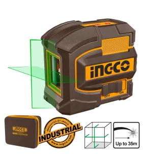 INGCO HLL156601 Αυταλφαδιαζόμενο Πράσινο laser Σταυρού 2 Ακτίνων INGCO HLL156601 Αυταλφαδιαζόμενο Πράσινο laser Σταυρού 2 Ακτίνων