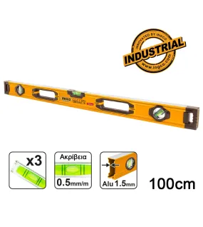 INGCO HSL08100 Αλφάδι αλουμινίου 100 εκ. Βαρέως Τύπου