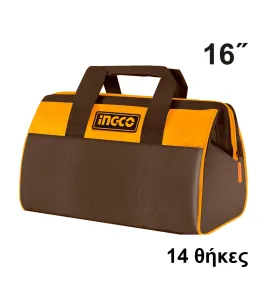 INGCO HTBG281628 ΕΡΓΑΛΕΙΟΘΗΚΗ ΤΣΑΝΤΑ 16" INGCO HTBG281628 ΕΡΓΑΛΕΙΟΘΗΚΗ ΤΣΑΝΤΑ 16"