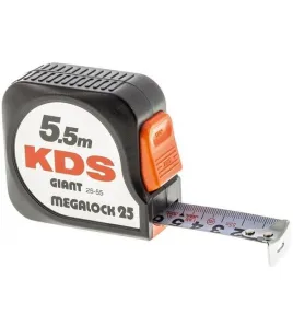KDS ΜΕΤΡΟ ΡΟΛΛΟ GIANT MEGALOCK 5.5x25  KDS ΜΕΤΡΟ ΡΟΛΛΟ GIANT MEGALOCK 5.5x25