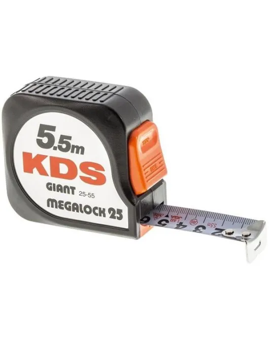 KDS ΜΕΤΡΟ ΡΟΛΛΟ GIANT MEGALOCK 5.5x25 