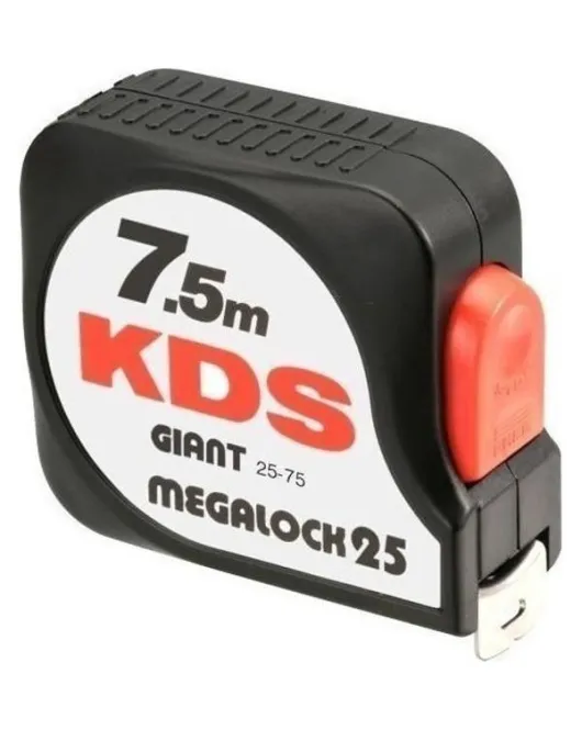 KDS ΜΕΤΡΟ ΡΟΛΛΟ GIANT MEGALOCK 7.5x25 