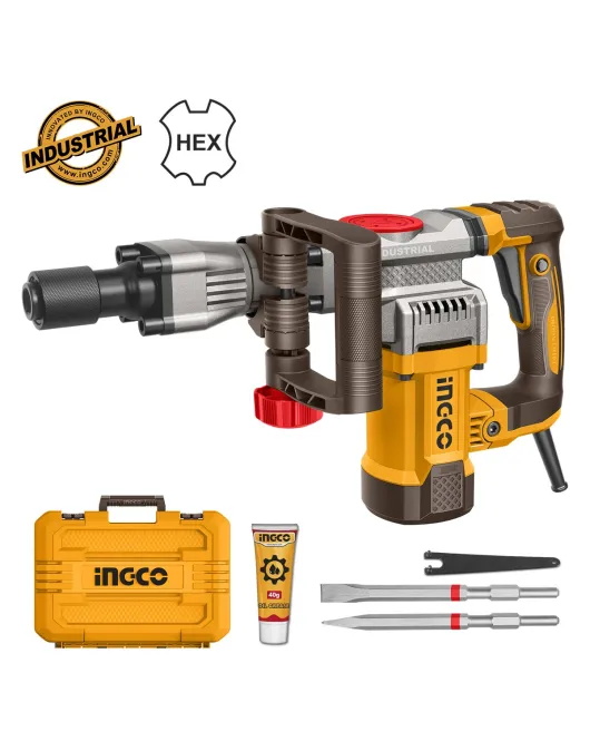 INGCO PDB14008 Ηλεκτρικό Κατεδαφιστικό Πιστολέτο 1400W 20J HEX
