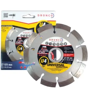 DRONCO SUPERIOR U4 ΔΙΑΜΑΝΤΟΔΙΣΚΟΣ ΔΟΜΙΚΩΝ ΥΛΙΚΩΝ 125mm DRONCO SUPERIOR U4 ΔΙΑΜΑΝΤΟΔΙΣΚΟΣ ΔΟΜΙΚΩΝ ΥΛΙΚΩΝ 125mm