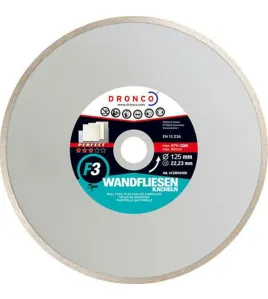 DRONCO PERFECT F3 125mm ΔΙΑΜΑΝΤΟΔΙΣΚΟΣ ΚΟΠΗΣ ΠΛΑΚΙΔΙΩΝ DRONCO PERFECT F3 125mm ΔΙΑΜΑΝΤΟΔΙΣΚΟΣ ΚΟΠΗΣ ΠΛΑΚΙΔΙΩΝ