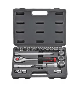 FORCE 4223 Κασετίνα Καρυδάκια 1/2" 22 τμχ FORCE 4223 Κασετίνα Καρυδάκια 1/2" 22 τμχ